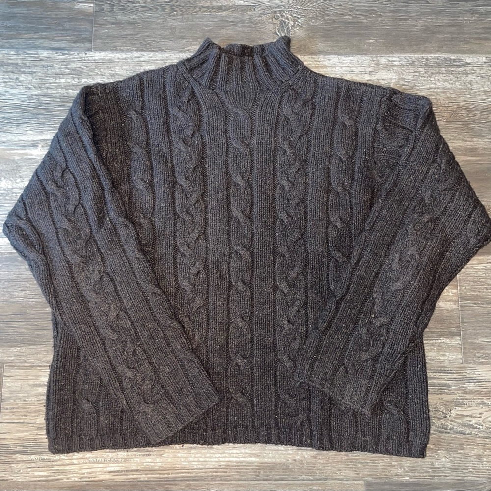 Donegal Cable Knit Sweater